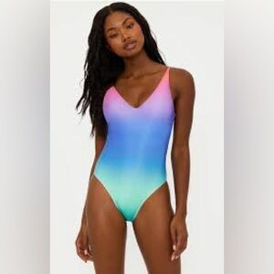 NWT Beach Riot Reese High Tide Ombré Swimsuit Size XS